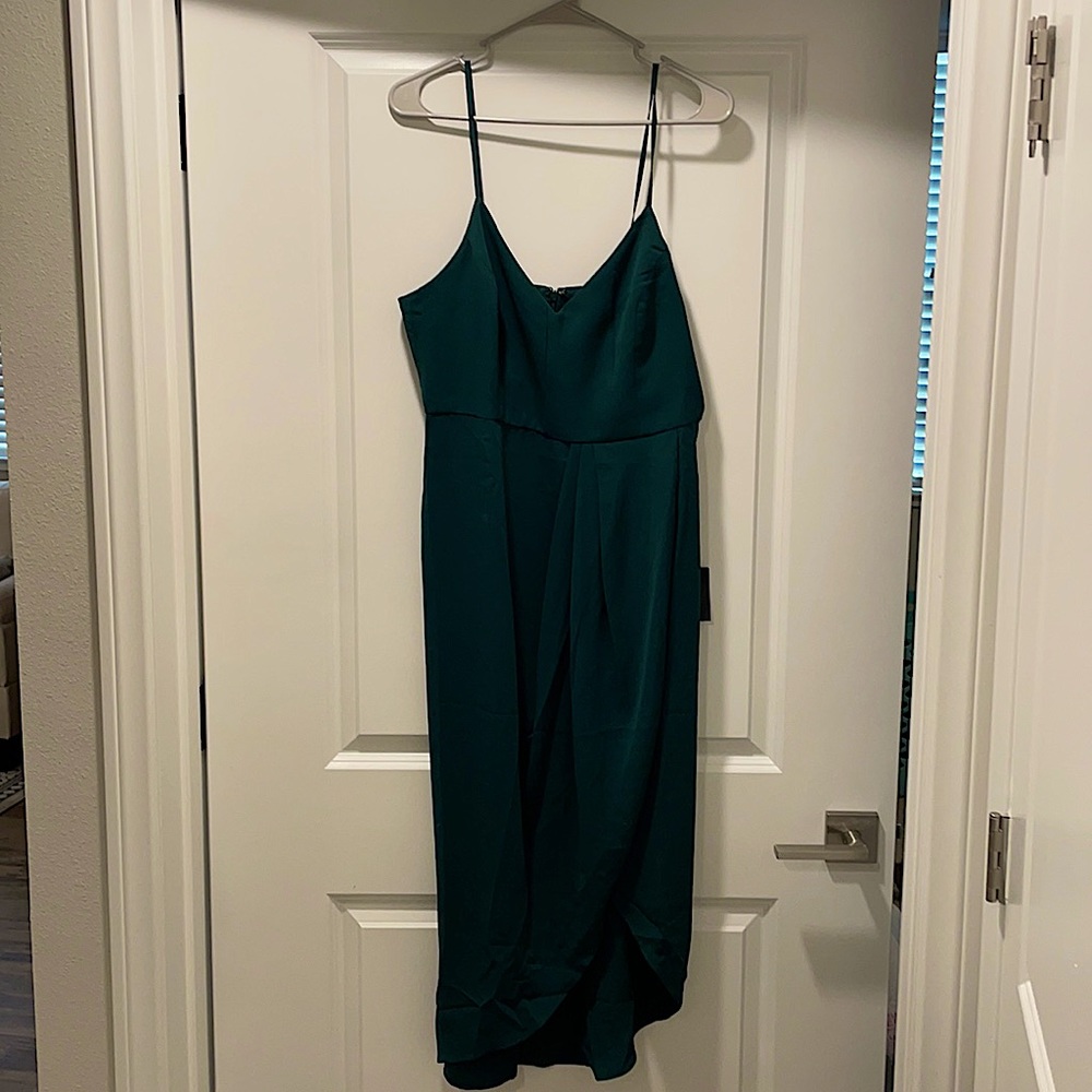 Green midi dress from lulus size XL